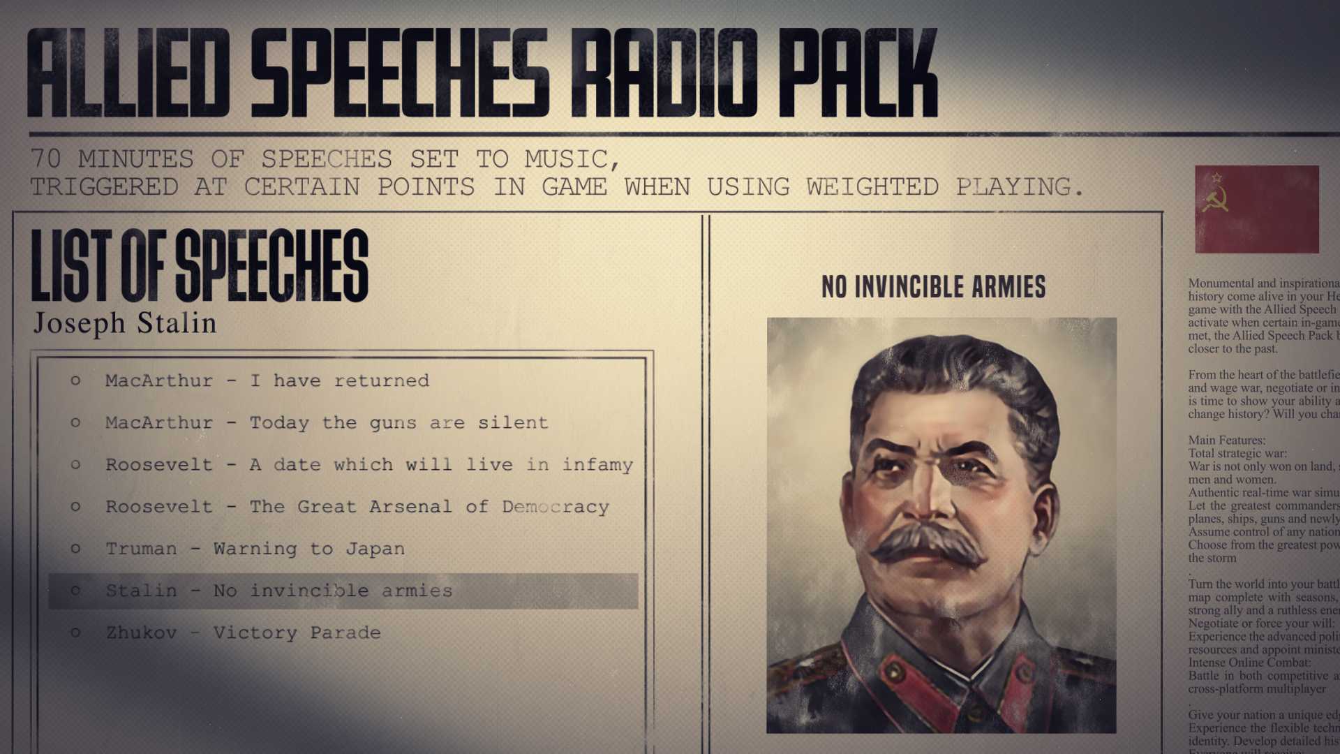 Hearts of Iron IV: Allied Speeches Pack - Image 3