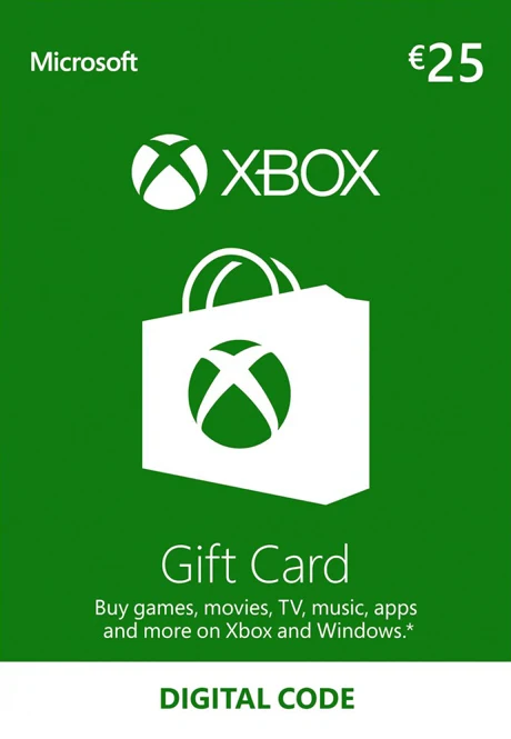 Microsoft Xbox Live Gift Card EMEA 25 EUR