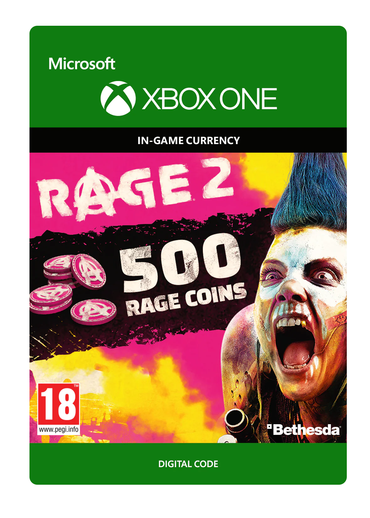 RAGE 2: 500 RAGE Coins