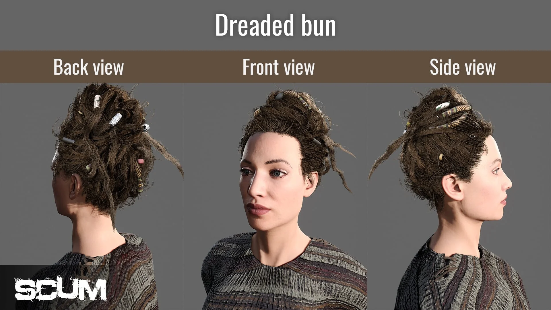 SCUM Female Hair Pack - Image 9